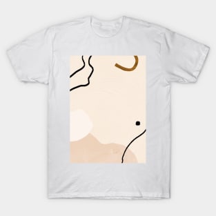 Modern Design Abstract Artistic Shapes T-Shirt